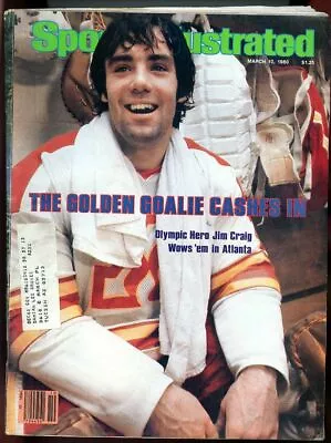 Sports Illustrated March 10 1980 Golden Goalie Olympic Hero Jim Craig • $8.95