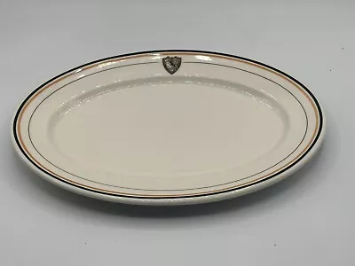 Pacific Coast Club Oval Plate 1948 Rare Restaurant Ware Long Beach California • $195