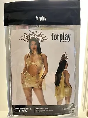 Forplay  Medusa” Costume With Bra+Drapes Skirt Choker Wristlets NO Headpiece • $30