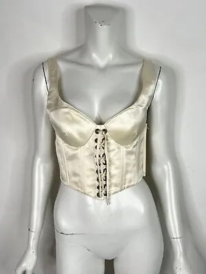 Vtg Gianni Versace Istante Corset Top I42 Us8 • $300