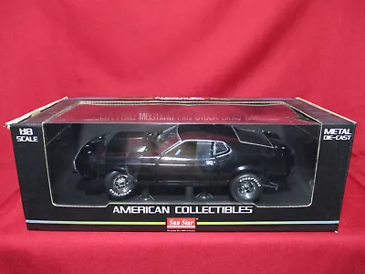 1:18 1971 Ford Mustang Pro Stock Drag Car Black Sun Star Diecast Model Stocker • $150.05