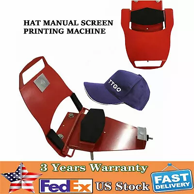 Hat Clamp Silk Screen Printing Printer Platen Machine Equipment Fit All Type Cap • $106.40