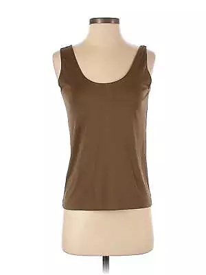 Vera Cristina Women Brown Sleeveless T-Shirt S • $32.74