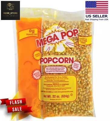 Gold Medal Mega Pop Corn Oil And Salt Kit (16 Oz. Kit 20 Ct.) FREE SHIPPING • $59.65