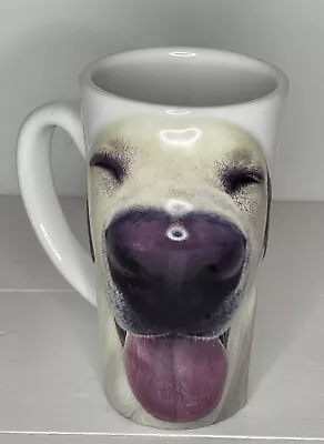 3D Tall Coffee Mug Oh Happy Day Yellow Lab Dog By Funny Face Mugs • $17.50