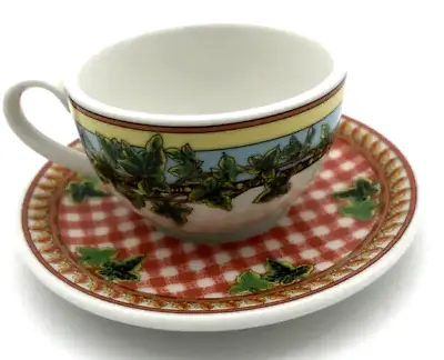 Versace By Rosenthal - Ivy Leaves Passion - Jumbo Cup With Saucer -New • $65