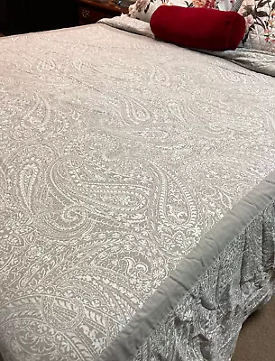 Restoration Hardware FULL Paisley Print Duvet Cover + 1 Pillow Sham 100% Cotton • $70