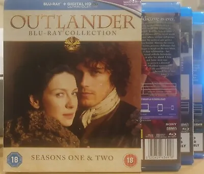 Outlander Bluray Blu-ray British Tv Series 1 2 Show Seasons One Two Sam Heughan • $47.50