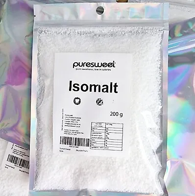 Isomalt Granules Low Calorie Sugar Replacement For Baking And Sweet Making 200g • £6.95