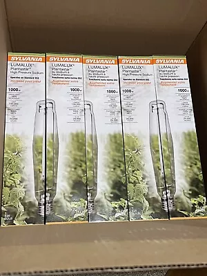 Lot Of 10 Sylvania PLANTASTAR Lumalux 1000Watt High Pressure Sodium Bulb E25 S52 • $95