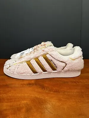 Adidas Superstar Conchas Originals Shoes Sneakers Ice Pink ID1637 Size 8.5 • $99.99