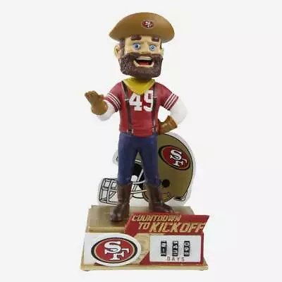 $109.95 • Buy San Francisco 49'ers Countdown To Kickoff Mascot Bobblehead Brand New In Box