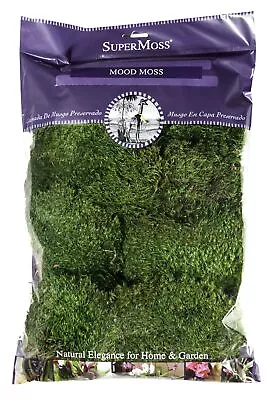 SuperMoss (21539) Mood Moss Preserved 200 Cubic Inch Bag (Appx. 8oz) Fresh ... • $25.27