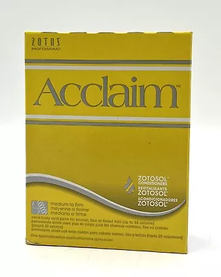 Zotos Acclaim Extra Body Acid Perm/NormalFine Or Tinted Hair • $15.40