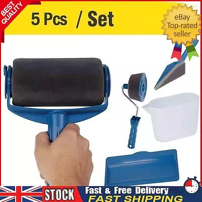 Paint Roller Brush Set Runner Pro Handle Household Use Wall Edger Painting • £20.07