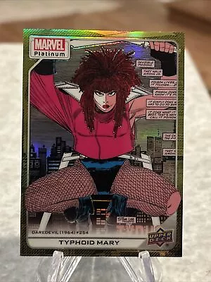 2023 Upper Deck Marvel Platinum Typhoid Mary Yellow Rainbow SP #143 High Series • $0.99