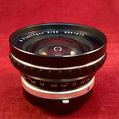 Vintage Carl Zeiss Jena Flektogon 4/25 Lens With Canon Case (17D) MO#8721 • $32