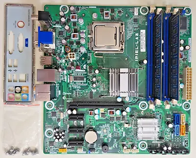 IPIEL-LA3 (HP P6000 Series) Socket775 Motherboard Screws Plate + CPU & 4GB RAM • £24.25