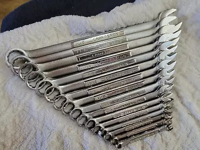 Craftsman USA 16pc Combination Wrench Set SAE 1/4  To 1-1/8  12-point EXC Shape • $177.77