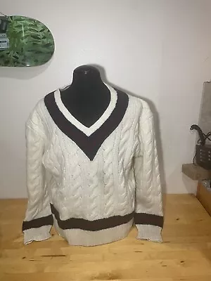 Vintage Ralph Lauren Polo Cricket Sweater Large • $150