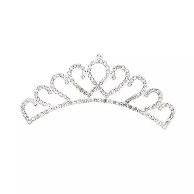$6.61 • Buy Luxury Crystal Baroque Crowns Tiaras Pearl Bride Wedding Crown Princess Tiara