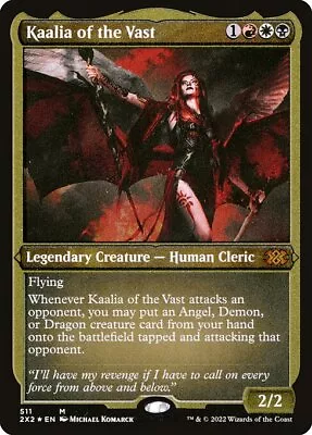 Kaalia Of The Vast - Foil Etched Double Masters 2022 LP MTG • $27.80
