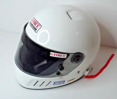 G-Force Racing Gear Full Face Helmet - White - NASA 2015 (Large) SNELL SA2010 • $149.95
