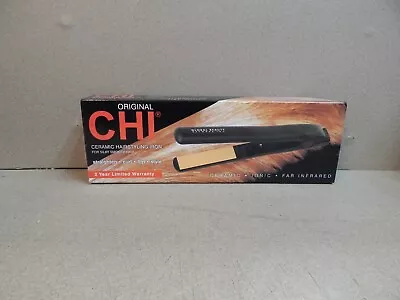 New! Chi 176041 1  Ceramic Hair Iron Straightener  - Black ~ • $14.99