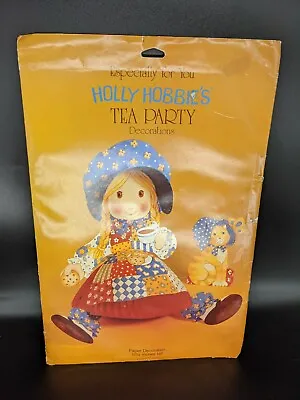 RARE Vintage Holly Hobbie Tea Party Paper Decoration Ephemera Never Opened • $24