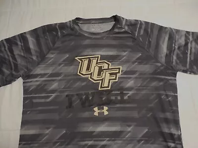 UCF Knights Shirt Adult Large Gray Central Florida Football Under Armour Mens • $8.99