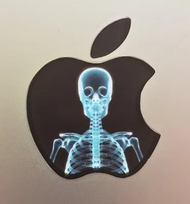 GLOWING X-RAY SKELETON Apple MacBook Pro Air Mac Sticker Laptop DECAL 11-17 Inch • $4.50