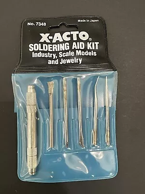 Vintage X-acto Soldering Aid Kit No. 7348 New Made In Japan NEW NOS Jeweler • $22.99