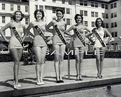 1950 MISS AMERICA BEAUTY CONTESTANTS Photo (158-R) • $10.99
