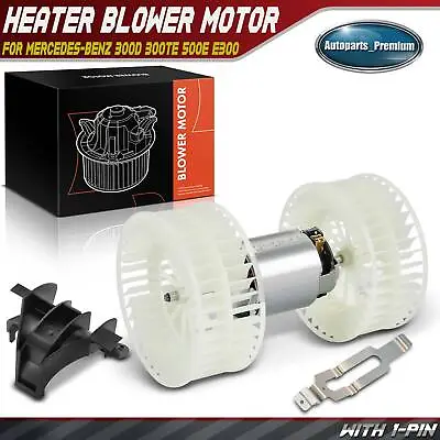 HVAC Heater Blower Motor W/ Dual Wheel For Mercedes-Benz 300D 300TE 500E E300 • $45.79