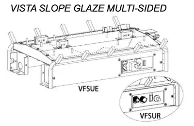 Empire WMH 18  Vista Multi-Sided Slope Glaze Millivolt Burner - NG • $1119