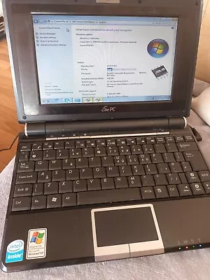 £60 • Buy Asus Eee PC 901 8.9  Intel Celeron 900MHz 897 MHz Notebook 32GB SSD 2GB RAM 
