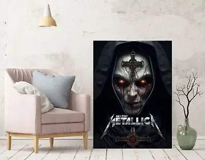 Metallica Music Poster Canvas Print Poster Artwork Wall Art • £37.95