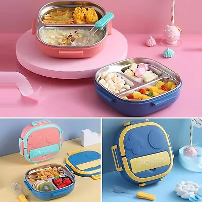 304 Portable Stainless Steel Lunch Box Thermos Food Container Bento Box AU New • $23.81