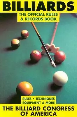 Billiards: The Official Rules And Records Book - Paperback - GOOD • $3.95