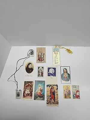 Vintage LOT OF  Catholic Holy Cards BOOKMARKS  • $6.89