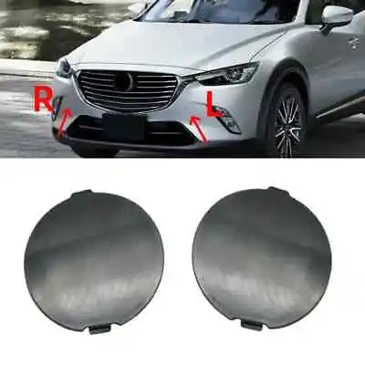 L+R Front Bumper Towing Hook Eye Cover Trailer Trim Cap For Mazda CX3 CX-3 14-23 • $11.43