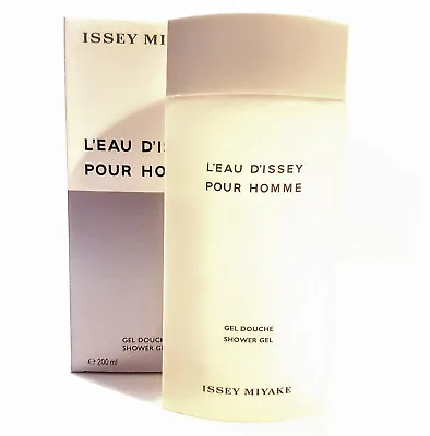 Issey Miyake L'eau D'issey 200ml Shower Gel Body Wash For Men Mens Body Wash • £20.49