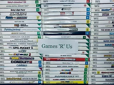 $19.95 • Buy Cheap Nintendo Wii Games Bundle Selection Mario Wario Zelda Kirby Spyro Track U