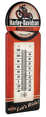 Harley-Davidson® Vintage Style Indoor Outdoor Thermometer (5.5x13.375) HDL-10098 • $24.29