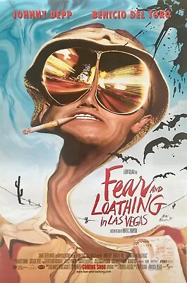 £145 • Buy Fear And Loathing In Las Vegas Original 1998 DS One Sheet Poster Johnny Depp