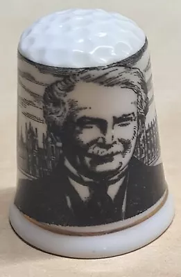 David Lloyd George WW1 British Prime Minister Thimble Fine Bone China Parliament • £2