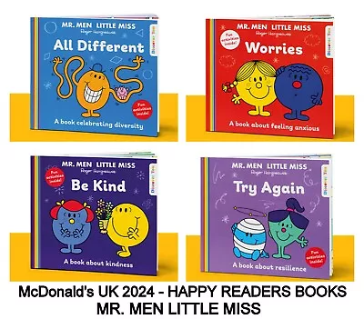 McDonald's UK Happy Readers Books - 'MR. MEN LITTLE MISS Make Your Choice • £1.99