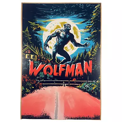 Wolf Man Monster Poster  Classic Monsters Vintage Style Art Gothic Print Wolfman • $14.99