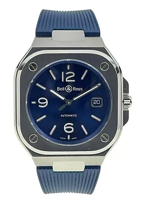 Bell & Ross BR05 Stainless Steel Blue 40mm Automatic Men’s Watch BR05 • $2395