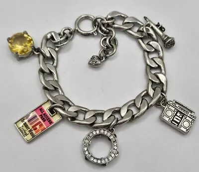 Juicy Couture Summer Music Festival All Access Pass Charm Bracelet 6.5  - 7.5  • $21.99